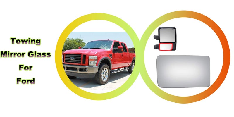 WLLW Mirror Glass fit for 13-14 F-150 08-20 F250 F350 F450 Super Duty 17-20 F550 Super Duty 16-21 F650 F750 Passenger Side (Lower Convex) - Image 3